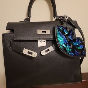 Black Bag Purse Satchel crossbody